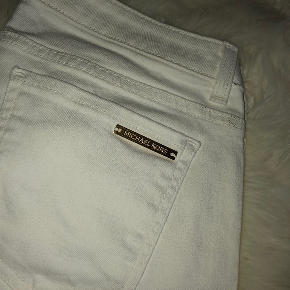 white Michael Kors cropped pants/jeans - Picture 2 of 6